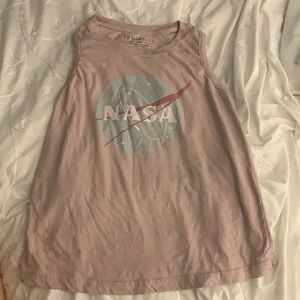 Pink Nasa Fifth Sun Tank Top